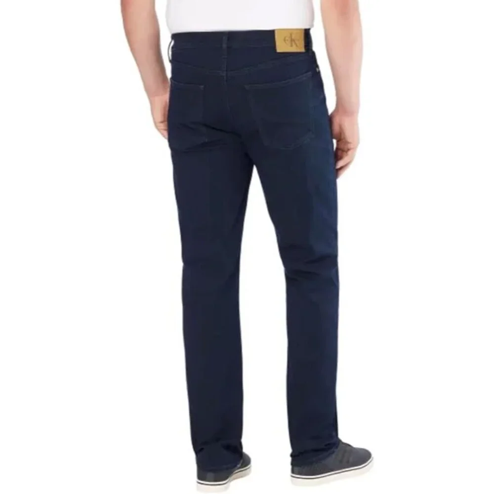 Calvin Klein NWT Men's Classic 5-Pocket Stretch Straight Fit W38xL29 Denim Jean - Picture 3 of 16